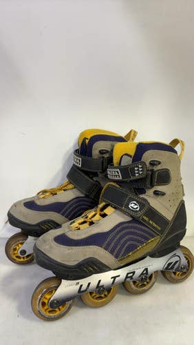 Used Ultra Wheels Abec 5 Senior Rec Fitness Skates Grey Senior 8.5 11727-s000194011