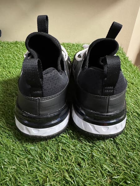 Nike Huarache 9 Elite TF LAX Turf Lacrosse Shoes Black White  display picture 2
