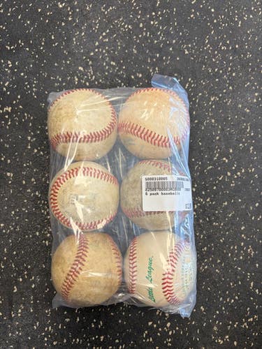 Used Baseball 6 Pack 11860-s000310065