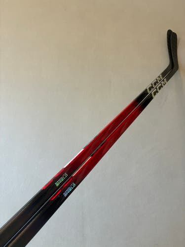 *2 Pack* of New 95 Flex P29 Senior CCM Ribcor Team (Jetspeed dress) Left Hand Hockey Sticks - Red