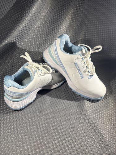 SQAIRZ Freedom Micro Women's Golf Shoes White Powder Blue US 7