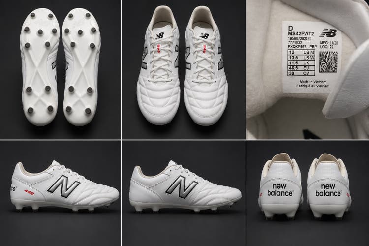White Men's Size M 12.0 (W 13.0) New Balance 442 Cleats (Used)