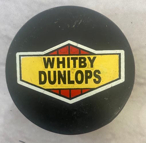 Whitby Dunlops puck OHA SrAAA