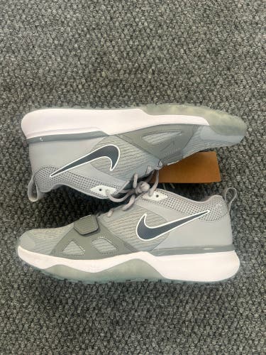 Nike Air Zoom Diamond Elite Turf Grey White FN7226-001 Men’s Size 11