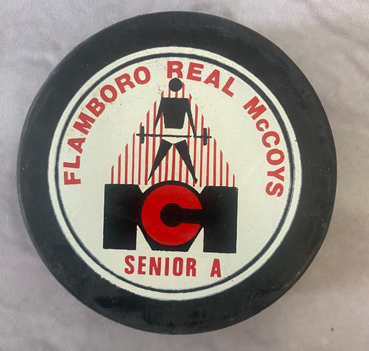 Flamboro Real McCoys puck OHA SrA