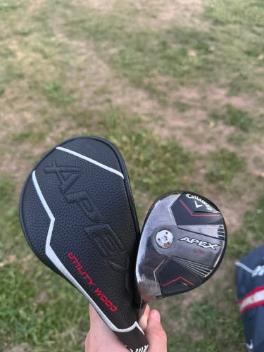 Men's 2024 Callaway Apex UW 24 Left Hand Fairway Wood Stiff Flex 5 Wood (Used)