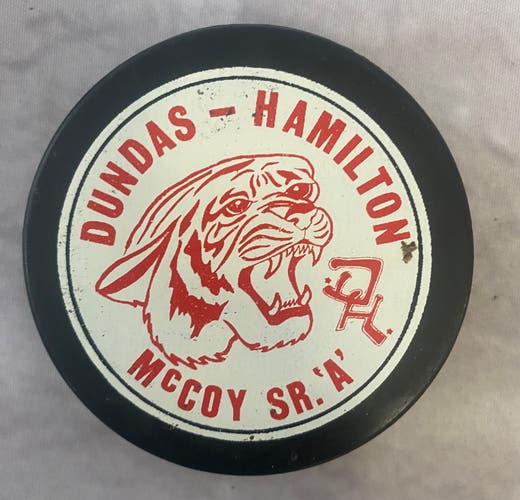 Dundas Real McCoys puck