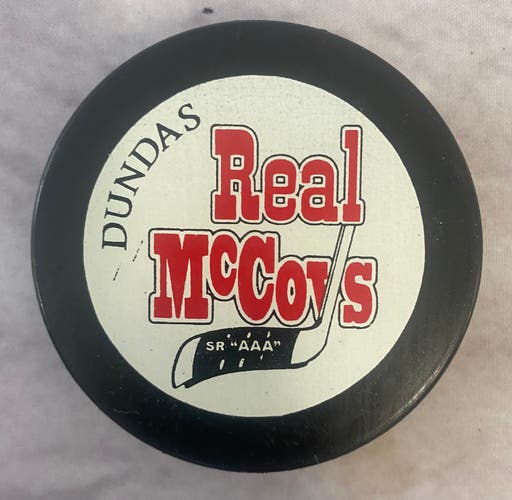Dundas Real McCoys puck