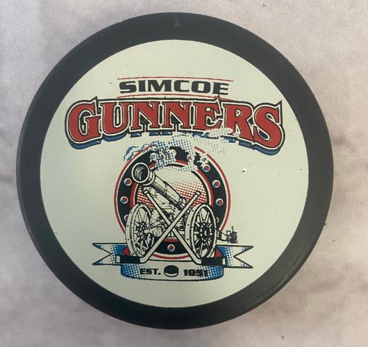 Simcoe Gunners puck