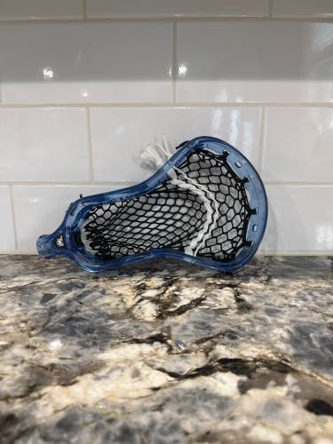 ECD Ion Lacrosse Head/Blue/Freshly Strung