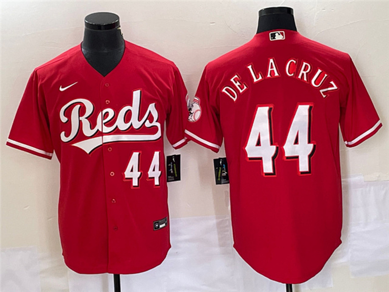 Men's Cincinnati Reds Elly De La Cruz #44 Stitched Jersey Large
