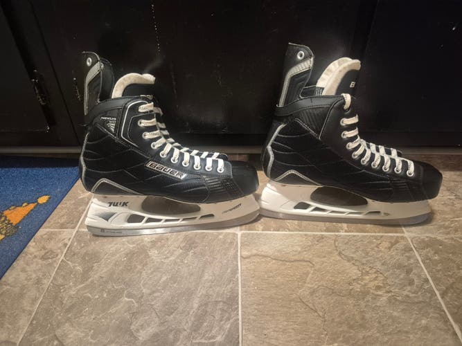 Black Bauer Nexus 600 Hockey Skates Extra Wide Width 10.5