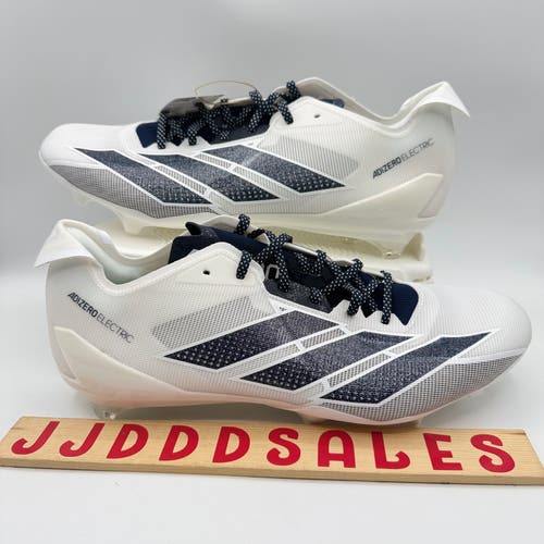 Adidas Adizero Electric Football Cleats White Navy Blue IE6290 Men’s Sz 12.5
New Without Box