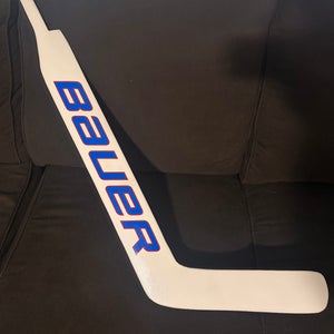 Lundqvist Player Model Bauer Reactor 9000 NHL Pro Stock Hockey Goalie Stick LH
