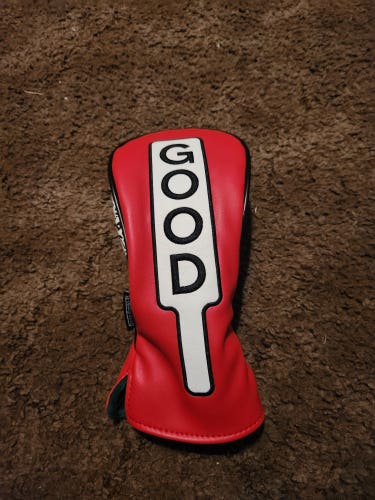 Good Good Golf Club Fairway Head Cover Headcover - Silent Night - Red / White