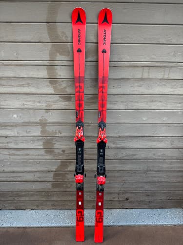 Men's Atomic Redster FIS GS 193 cm Racing Skis With Bindings Max Din 16 (Used)