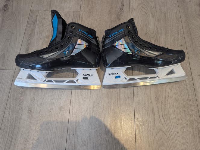 2023 True TF7 Hockey Goalie Skates Wide Width 10 (Used)