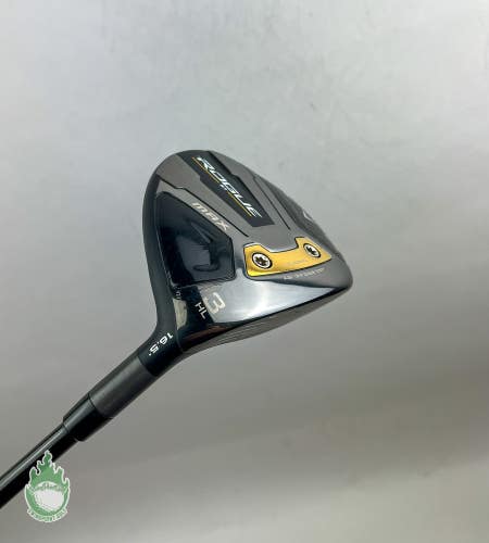 Right Handed Callaway Rogue ST Max 3HL Wood 16.5* CQ-6 Stiff Graphite Golf