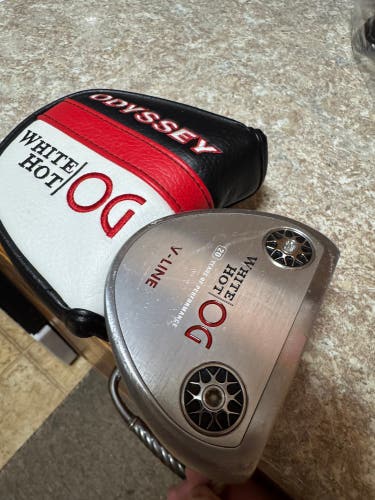 RH Odyssey White Hot OG v-line Mallet Right Handed Putter 35"