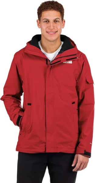 The North Face Toro Peak Triclimate Jacket Men Medium Red Hooded Full Zip ONF469