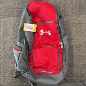 Used Under Armour Bat Bag Bb Sb Player Backpack Red 11614-s000238411