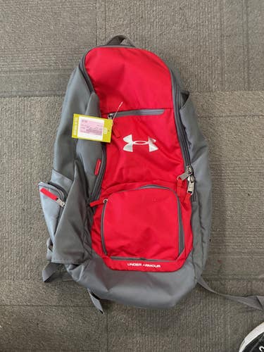 Used Under Armour Bat Bag Bb Sb Player Backpack Red 11614-s000238411