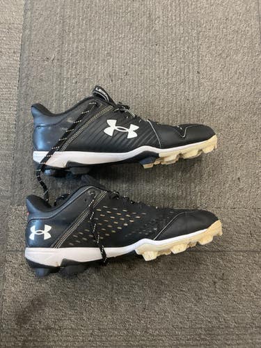 Used Under Armour Leadoff Cleats Bb Sb Cleats Black Senior 8.5 11614-s000238343