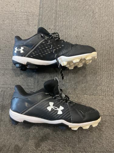 Used Under Armour Leadoff Cleats Bb Sb Cleats Black Senior 9 11614-s000238345