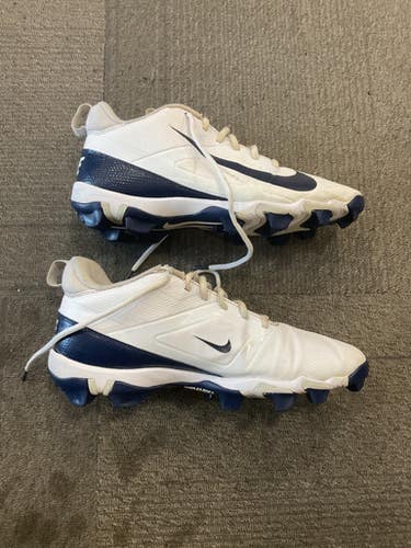 Used Nike Alpha Adult Fb Cleats Navy Blue Senior 10 11614-s000238332