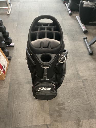 Used Titleist 14 Way Cart Bag Mens Cart Bag Black 11614-s000238491