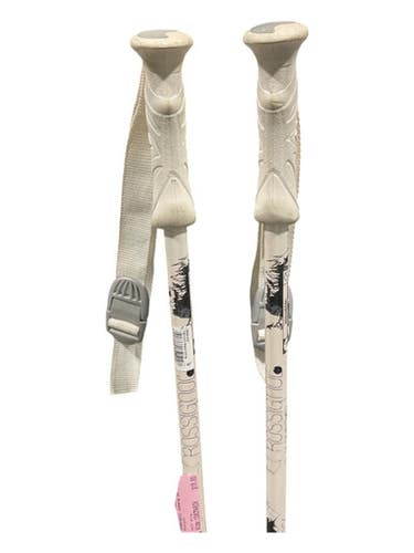 Used Rossignol Womens Dh Ski Pole White 120 Cm 48 In 11847-s000036313