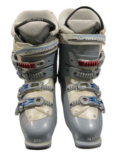 Used Salomon Irony 4 Womens Dh Ski Boot Grey 260 Mp - M08 - W09 11847-s000036314