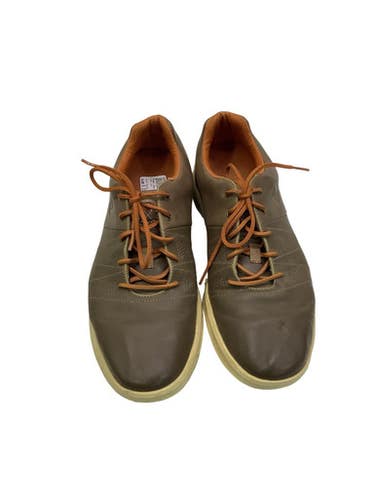 Used Foot Joy Mens Golf Shoes Brown Senior 11 11347-s000270953