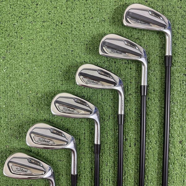 Titleist T100 2019 Forged 6-PW 50 Iron Set Stiff Flex KBS Tour TGI