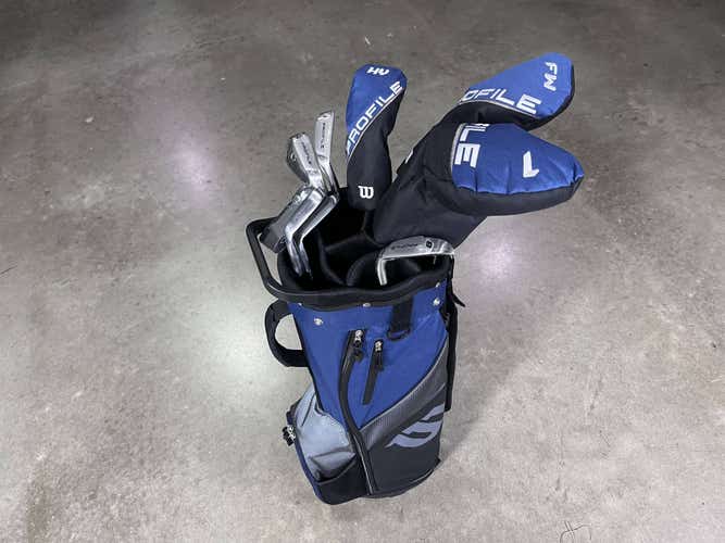 Wilson Profile SGi Club Set Driver FW 5H 6-PW+SW Putter Senior Graphite RH Bag