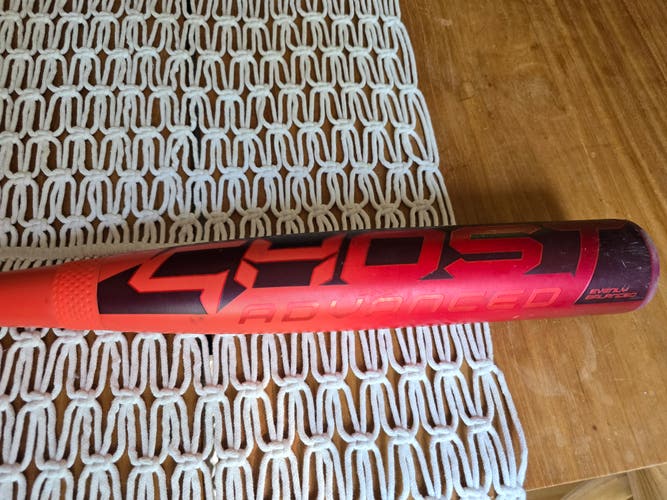 2026 Easton Ghost Advanced Composite Bat (-11) 18 oz 29" (Used)