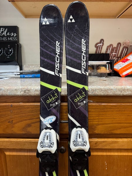 131cm Kid's Fischer Addict twin tip tips 131 cm downhill Skis