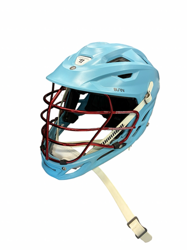 Used Warrior Burn Lacrosse Helmet Carolina Blue Lg 11682-s000134262