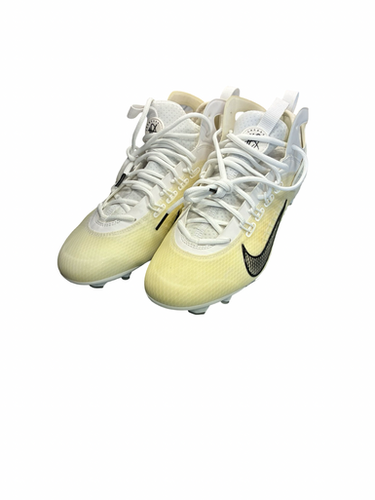 Used Nike Lax Cleats Mens White Senior 10 11682-s000134264