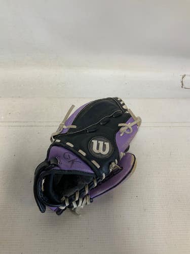 Used Wilson Cat Osterman Rh Throw Fastpitch Gloves Purple 10" 11823-s000039930