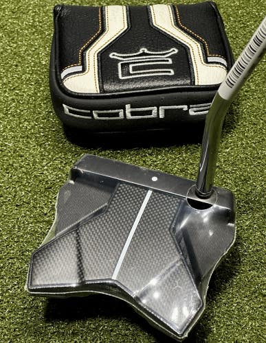 Cobra 3D Printed Agera Counterbalance Putter LEFT Hand 38" Inch w/ Cover NEW
