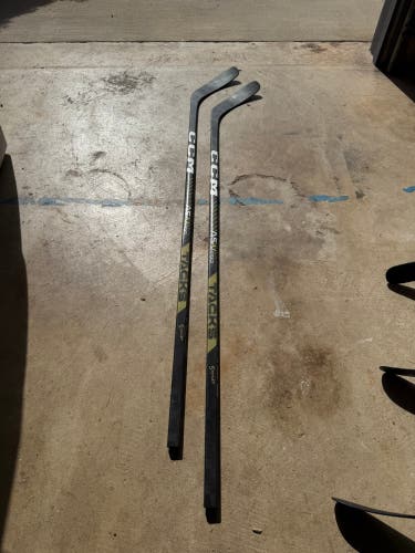 Senior CCM Super Tacks AS-V Pro Right Handed Hockey Stick P14 80 Flex Pro Stock (Used)