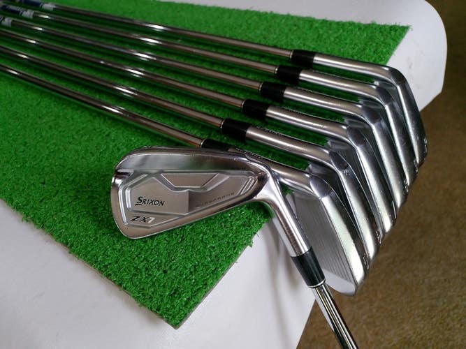 SRIXON ZX7 MKII Forged (4-PW) Iron Set w/ Project X 6.5 Stiff Shafts