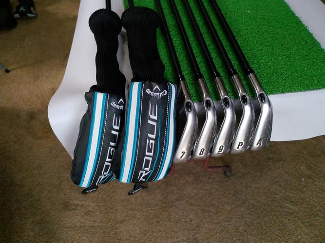 Callaway RAZR X (5H,6H, 7i-AW) Combo Hybrid/Iron Set w/ Regular Flex Shaft