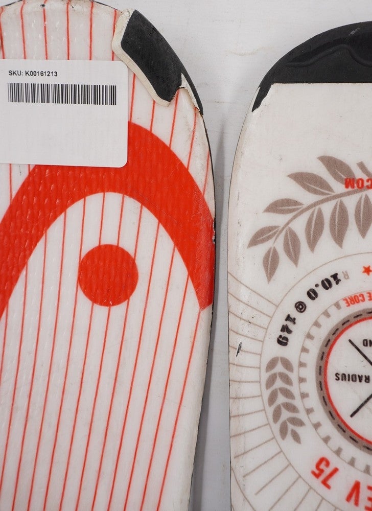 Head Big Easy Adult Skis with Bindings - 150 cm Used