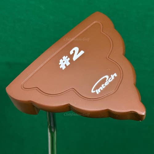 LH InTech Golf #2 Poop Emoji 35" Double-Bend Mallet Putter Golf Club w/ HC