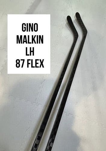 Senior(2x)Left CT: Gino Malkin 87 Flex ProBlackStock™ Unbranded Pro Stock Hockey Sticks