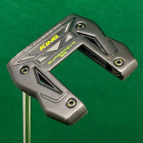 LH Cobra KING 3D Printed SUPERNOVA 20 Black 35" Slant-Neck Mallet Putter