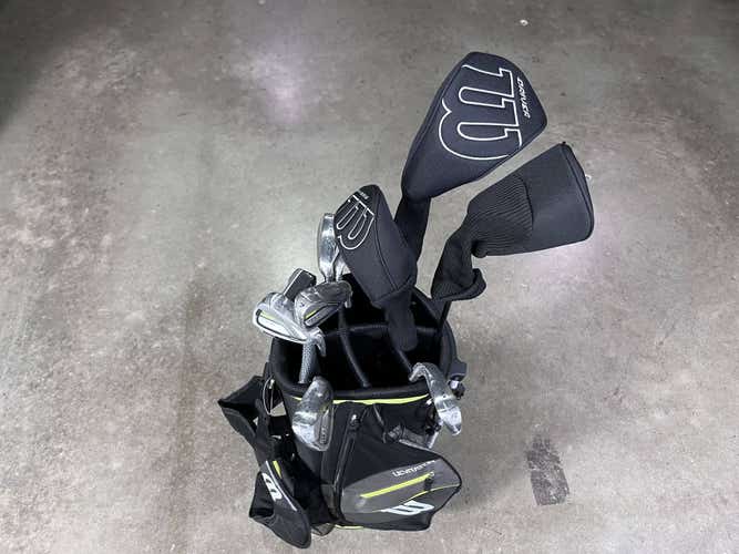 Wilson Velocity Tour Club Set Driver 3W 5H 6-PW+SW Putter Uniflex Mens RH HC