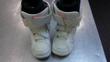 Used Vans Thermofit Girls Snowboard Boots Pink Junior 01 11339-s000194816